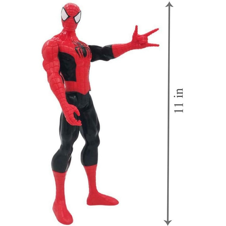 اکشن فیگور هاسبرو طرح التیمیت اسپایدرمن کد 8343 رنگ قرمز مشکی