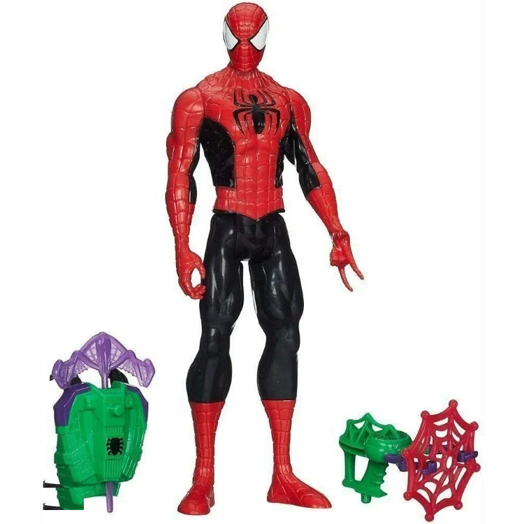 اکشن فیگور هاسبرو طرح التیمیت اسپایدرمن کد 8343 رنگ قرمز مشکی