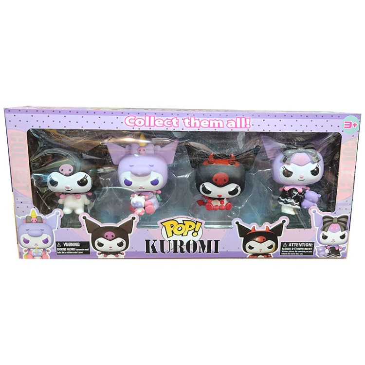 فیگور مدل Kuromi بسته 4 عددی