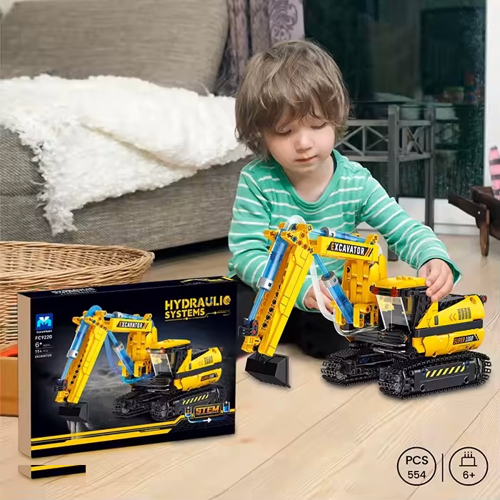 لگو بیل مکانیکی هیدرولیکی طرح 003