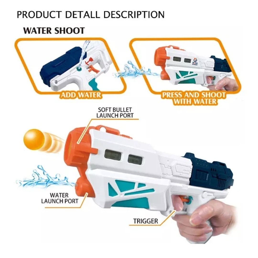 ست تفنگ بازی دوکاره مدل Magic Gun