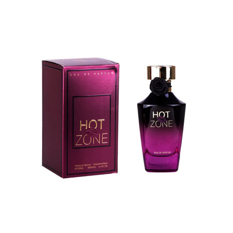 ادوپرفیوم زنانه طرح فراگرنس ورد مدل Hot Zone حجم 100 میلی لیتر