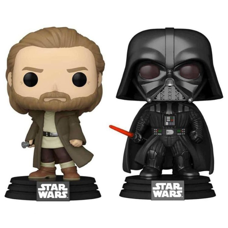 فیگور فانکوپاپ مدل Obi-Wan Kenobi & Darth Vader بسته 2 عددی