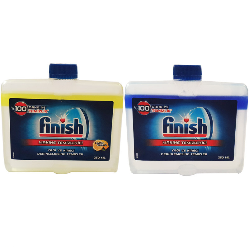 مایع جرم گیر ماشین ظرفشویی فینیش مدل کتابی حجم 250 میلی لیتر مجموعه 2 عددی