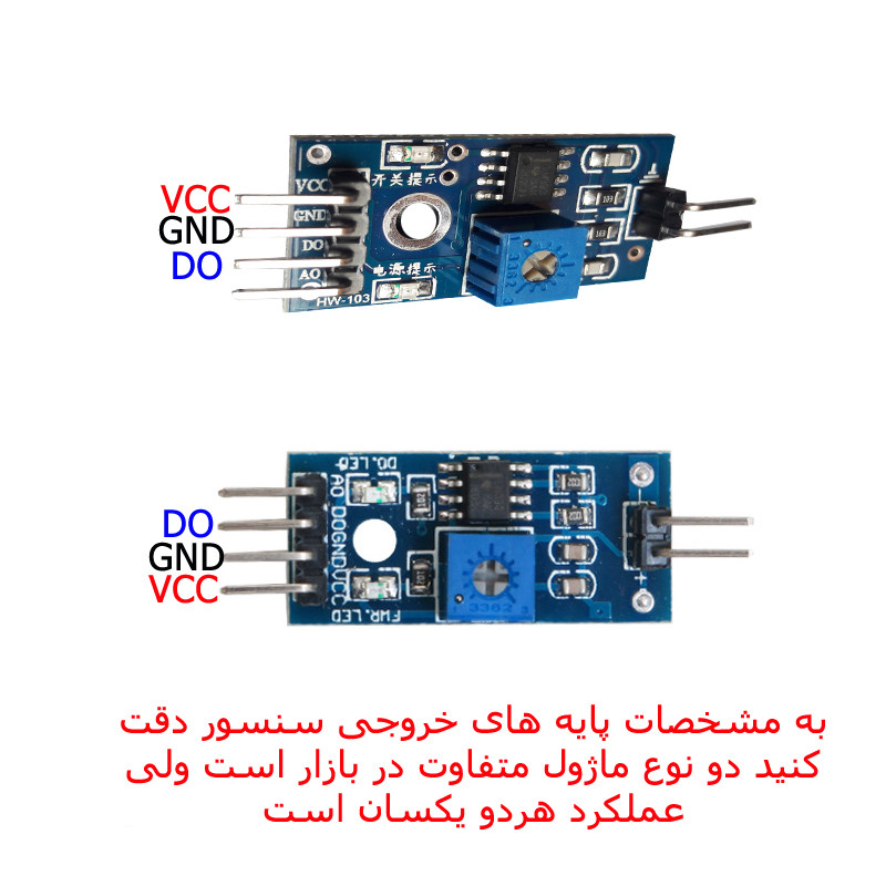کیت آموزش الکترونیک مهندسیکا مدل ماژول تشخیص قطرات آب و باران Rain-04