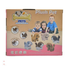 عروسک ناب سل مدل سگ پولیشی قلاده دار موزیکال جعبه دار Polish collared dog NAAB003 ارتفاع 15 سانتی متر