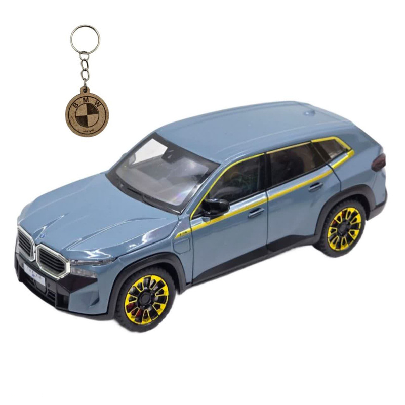 ماکت ماشین ناب سل مدل ب ام و دودزا فلزی شاسی بلند ایکس ام BMW XM به همراه جاسوییچی