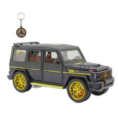 کیت ماشین بازی ناب سل مدل بنز جی کلاس فلزی چراغدار موزیکال به همراه جاسوییچی