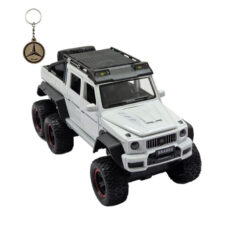 ماکت ماشین ناب سل مدل بنز باراباس 6 چرخ آفرود فلزی فنردار MERCEDES BENZ BARABASS 6x6 به همراه جاسوییچی