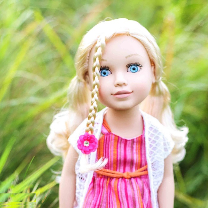 عروسک دخترانه کد 004 سایز 46 سانتی متر