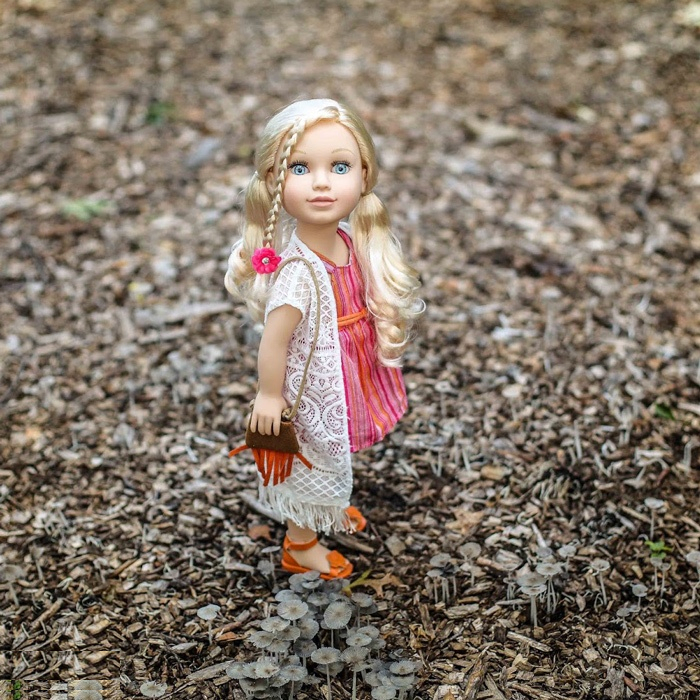 عروسک دخترانه کد 004 سایز 46 سانتی متر