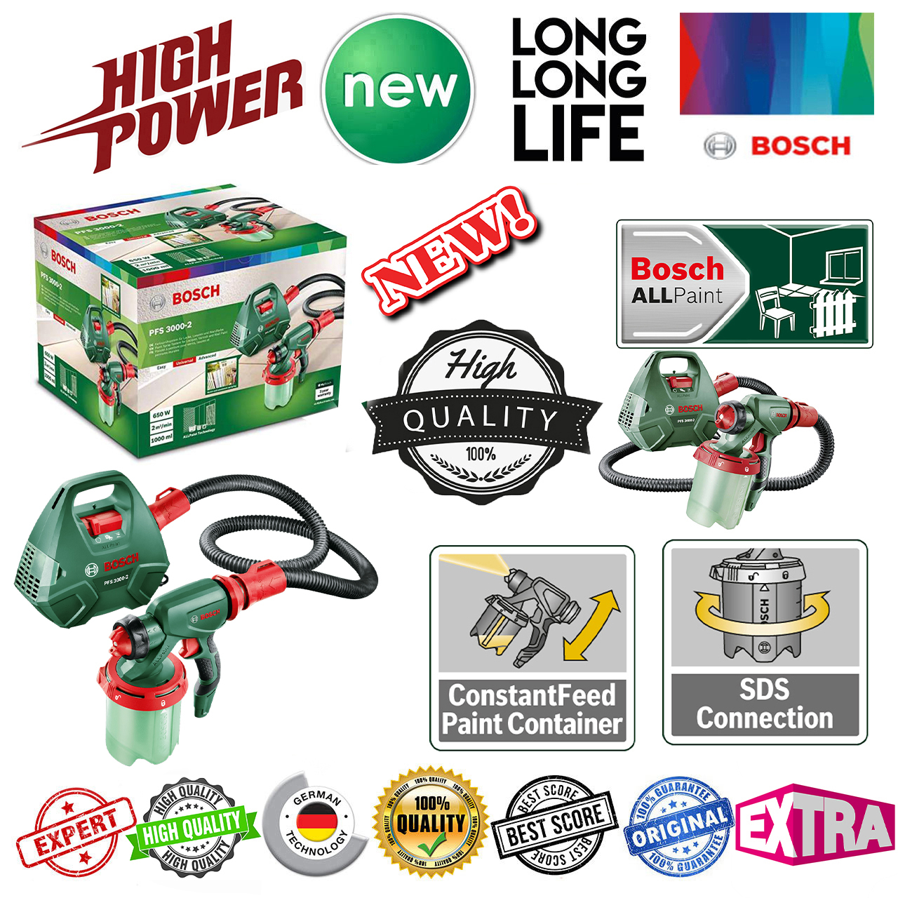 پیستوله برقی بوش مدل PFS 3000-2