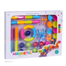 ساختنی مغناطیسی 41 تکه طرح ماشین کد 1060010079