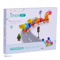 ساختنی مغناطیسی 41 تکه طرح ماشین کد 1060010079