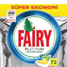 قرص ماشین ظرفشویی فیری مدل پلاتینیوم بسته 72 عددی