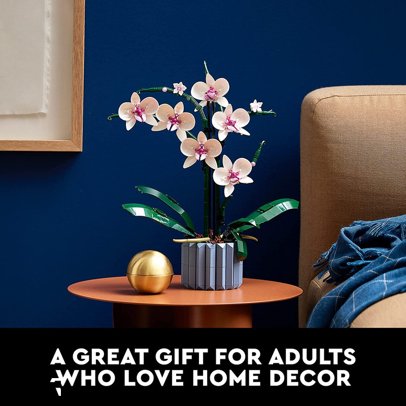 لگو گل ارکیده و گلدان 608 قطعه مدل بوتانیکال کد 12390