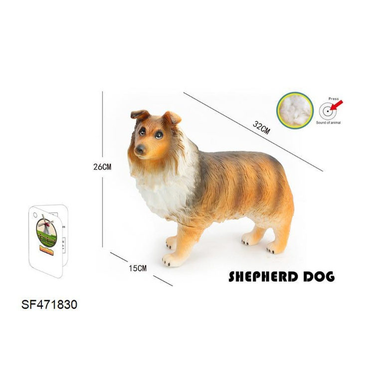 اکشن فیگور طرح سگ ژرمن شپرد کد 232 رنگ قهوه ای