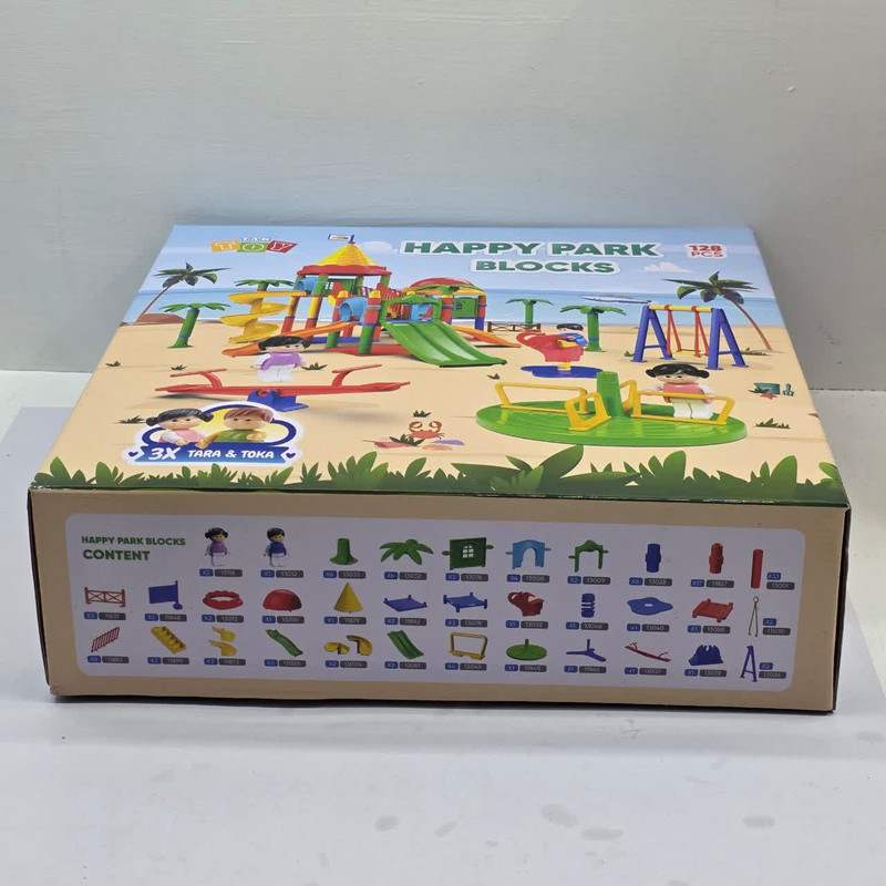 ساختنی 128 قطعه ناب سل مدل پارک شادی