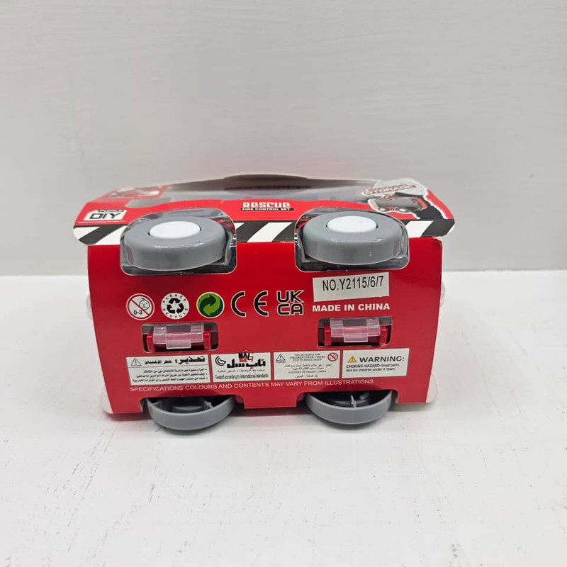 ست 8 تکه ماشین بازی ناب سل مدل پارکینگ چمدانی آتش نشانی