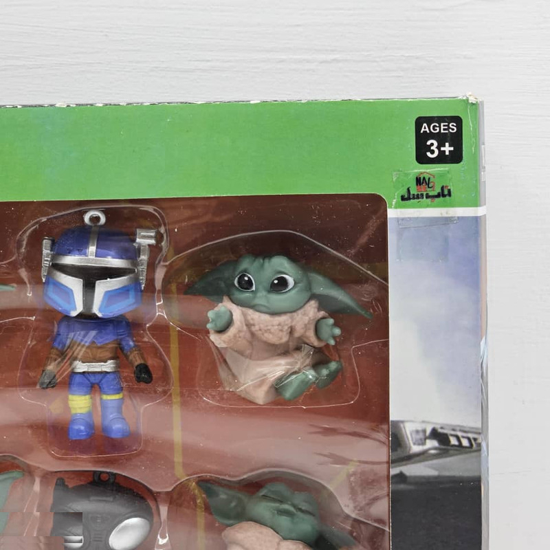 فیگور ناب سل مدل بیبی یودا و دوستان مجموعه 10 عددی