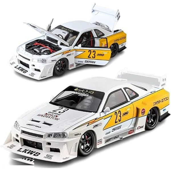 ماکت ماشین مدل نیسان GT-R34