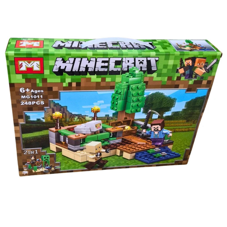 ساختنی 248 تکه طرح ماینکرفت سری MG کد 1011