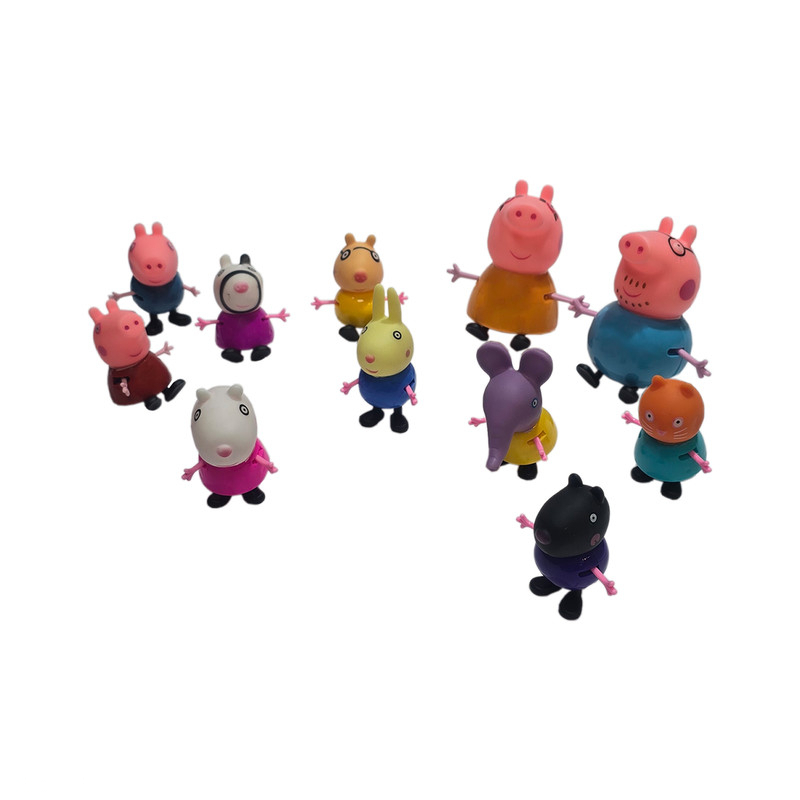 اکشن فیگور مدل پپاپیگ بسته 11 عددی