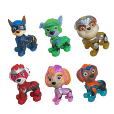 فیگور مدل سگهای نگهبان کد 745 ارتفاع 5.5 سانتی متر مجموعه 6 عددی