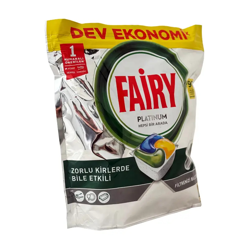 قرص ماشین ظرفشویی فیری مدل platinum بسته 96 عددی