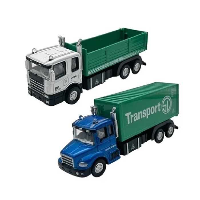 ماشین بازی مدل کامیون کد GR66027 بسته 2 عددی