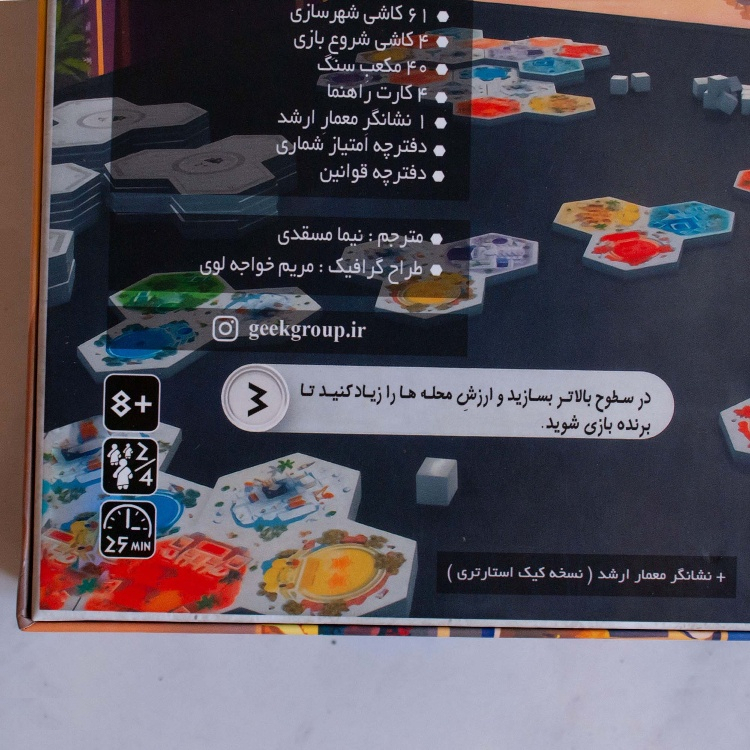 بازی فکری بردگیم مدل آکروپولیس