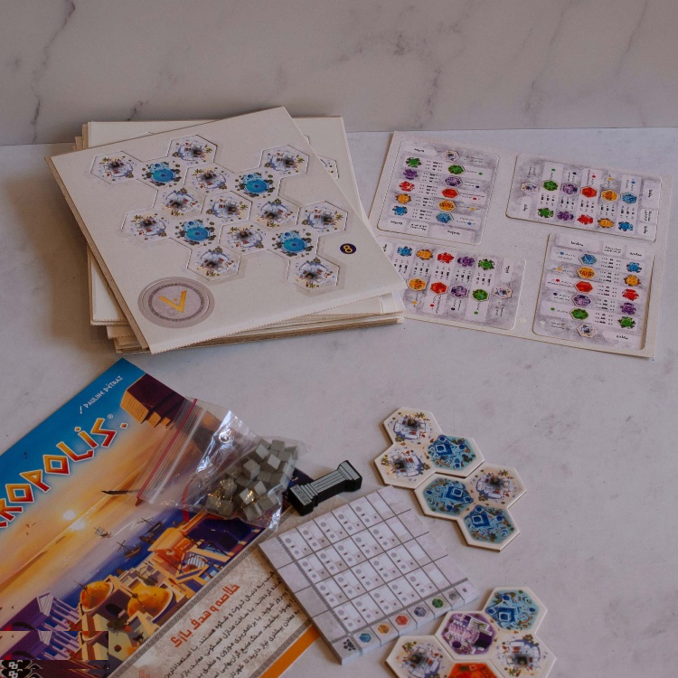 بازی فکری بردگیم مدل آکروپولیس