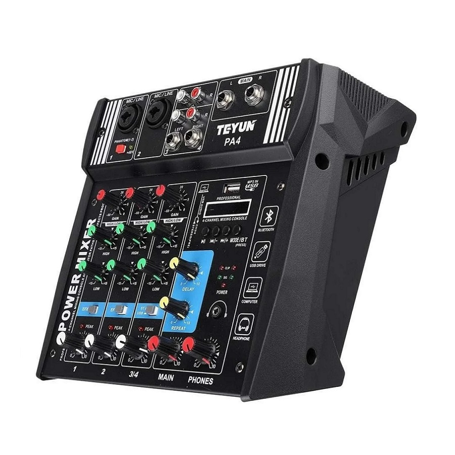 پاورمیکسر تی یو ان مدل 4 کانال کد PA4