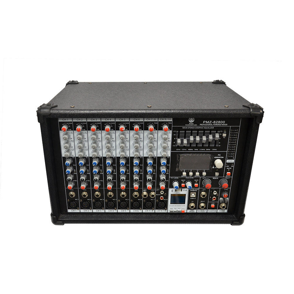 پاورمیکسر 2 کانال زیکو مدل PMZ-82800