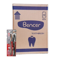 مسواک بنسر مدل پروفشنال ذغالی با برس متوسط بسته 144 عددی