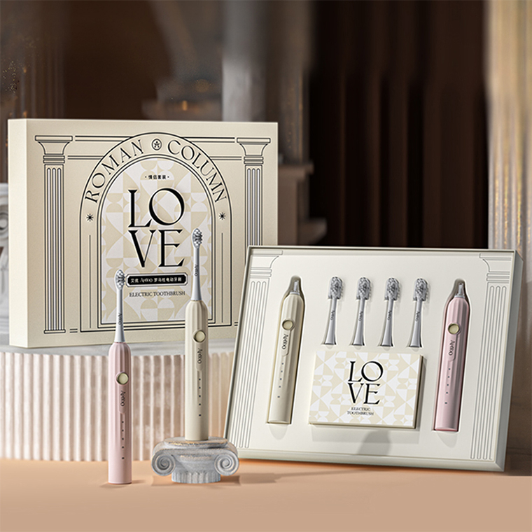 مسواک برقی آپیو مدل T12-A به همراه 4 سری یدک  مجموعه 2 عددی