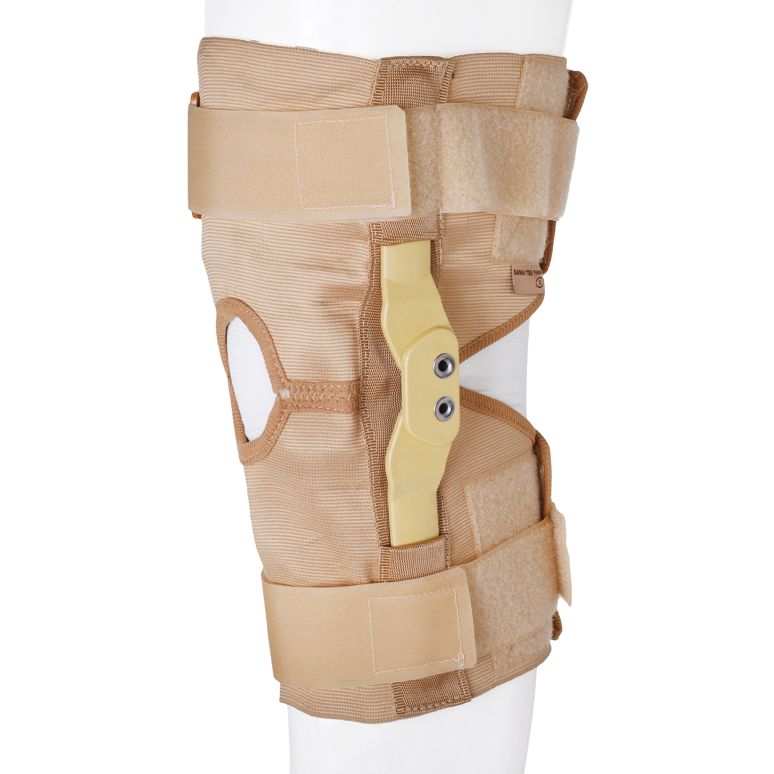 زانوبند طبی سما طب پاکان مدل مفصل‌دار کشی کد 5012