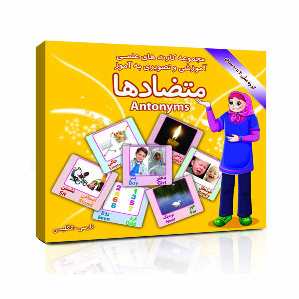 فلش کارت های علمی آموزشی و تصویری( دوزبانه) 2 تا 10 سال انتشارات امین آذر مجموعه کامل 14 عددی