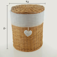 سبد رخت چرک مدل استوانه ای کد SLH-L