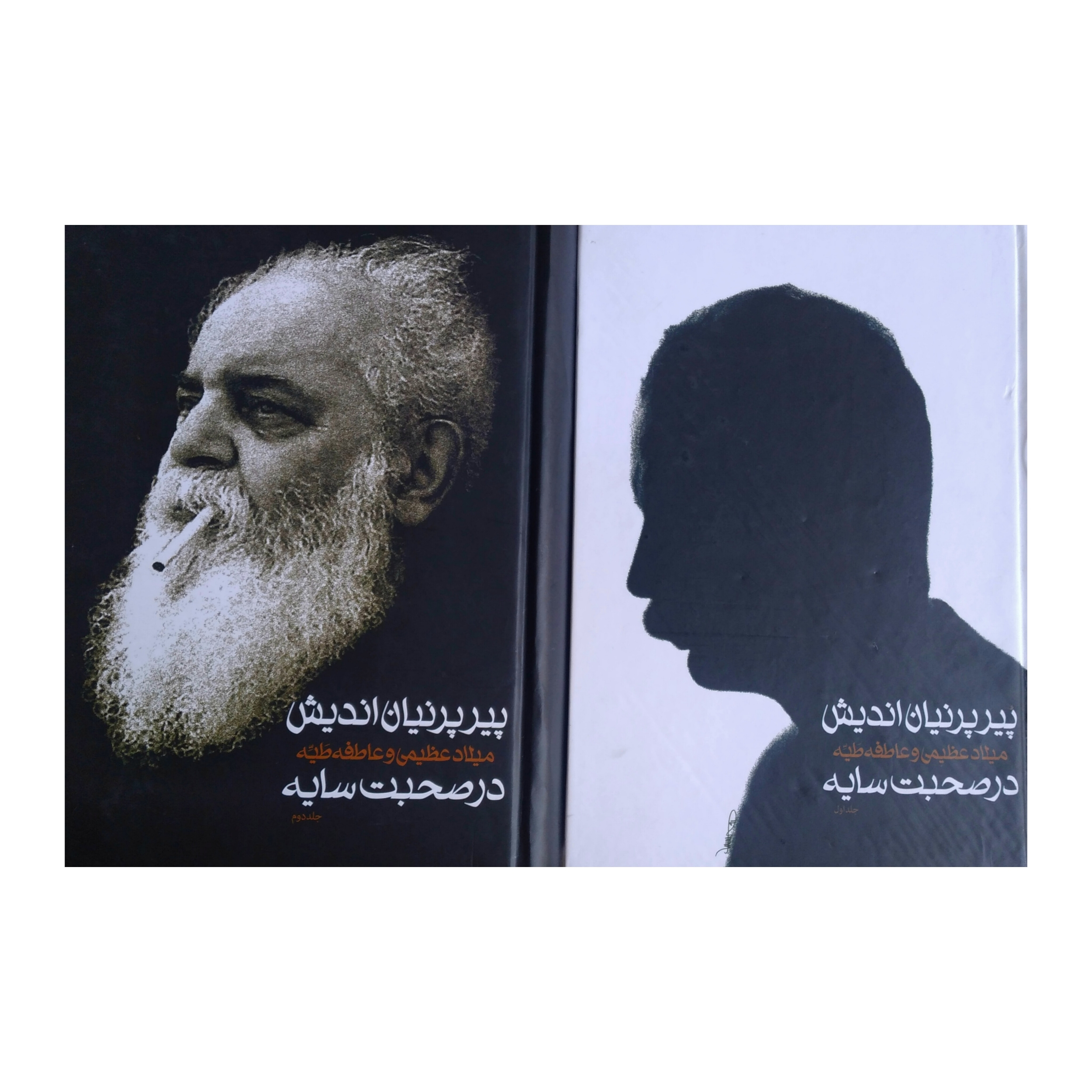کتاب پیر پرنیان اندیش اثر میلاد عظیمی و عاطفه عطیه انتشارات سخن دو جلدی