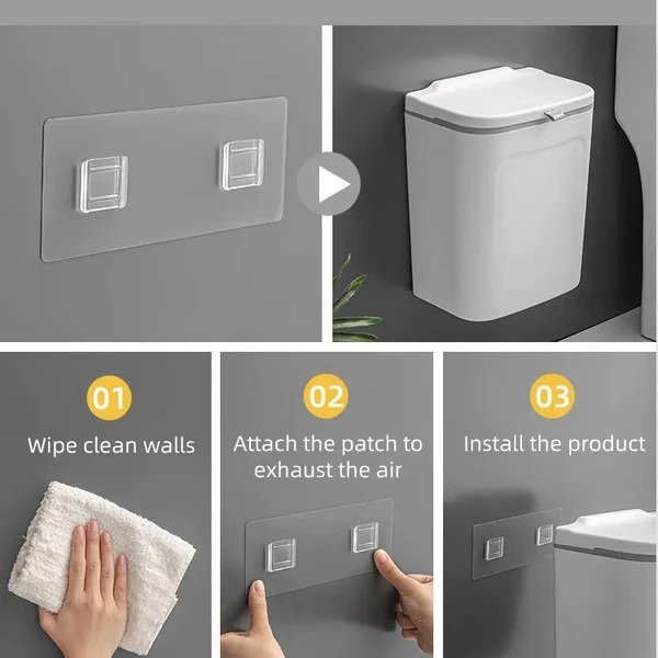 سطل زباله کابینتی مدل MOZALL کد VT3734 گنجایش ۱۲ لیتر