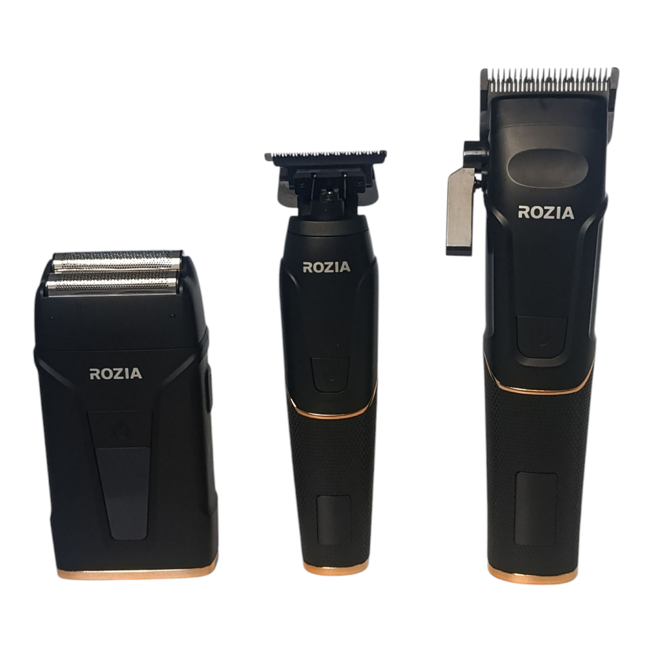 ماشین اصلاح موی سر و صورت شارژی روزیا پرو مدل HT9543 مجموعه 3 عددی