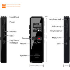 ضبط کننده حرفه ای دیجیتالی صدا تسچیسن مدل XT-V90-666