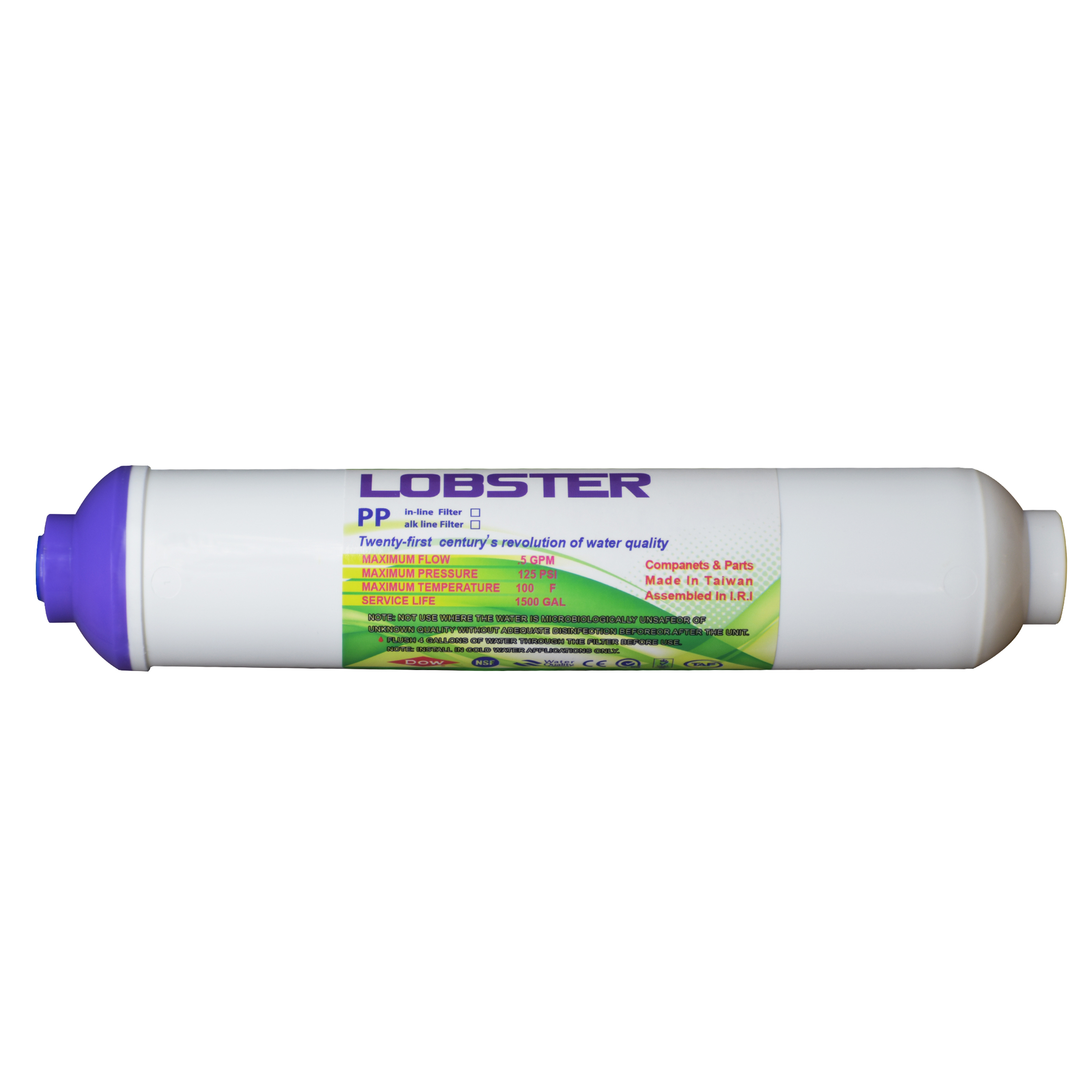 فیلتر دستگاه تصفیه کننده آب لابستر مدل RO-7 مجموعه 7 عددی