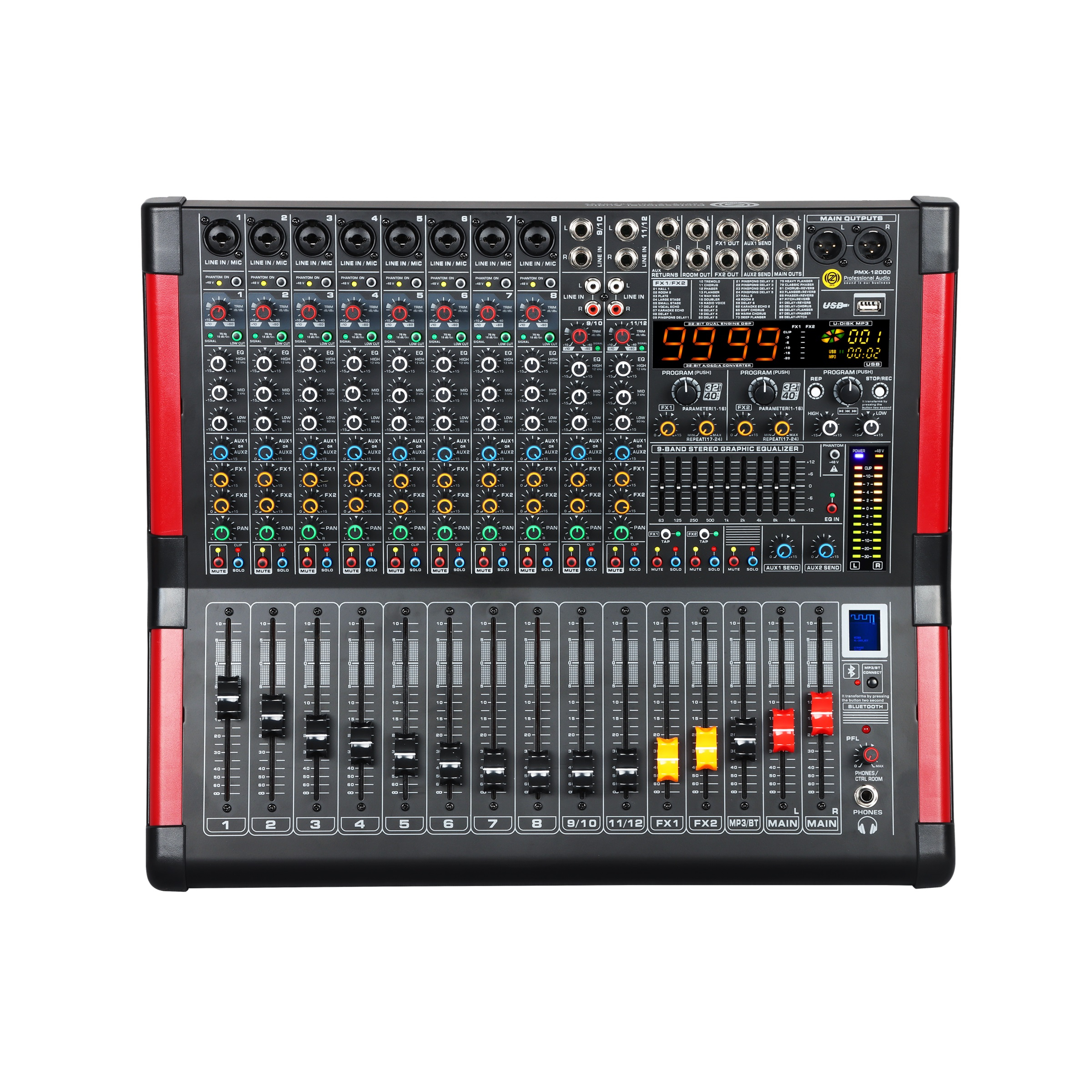 پاورمیکسر زیکو 12 کانال مدل PMX-12000