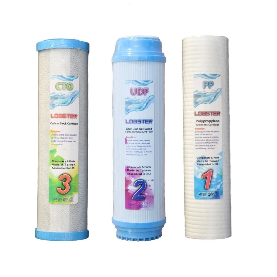 فیلتر دستگاه تصفیه کننده آب لابستر مدل RO-7 مجموعه 7 عددی