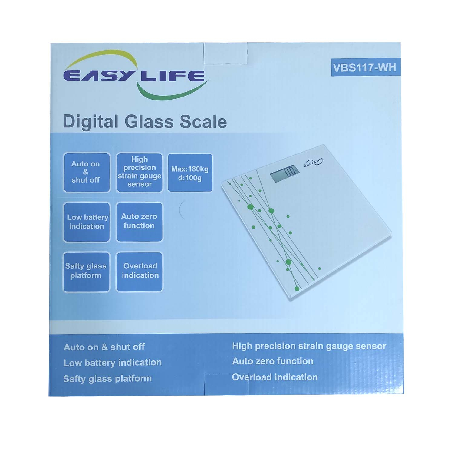 ترازو دیجیتال ایزی لایف مدل VBS117_WH