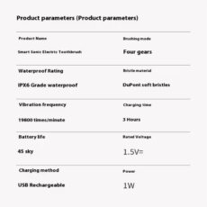 مسواک برقی مدل ultrasonic به همراه 3 سری یدک
