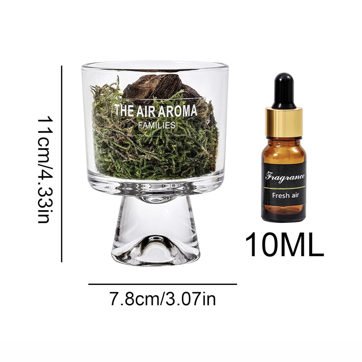 خوشبو کننده مدل خزه رایحه گلی جنگلی حجم ۱۰ میلی لیتر