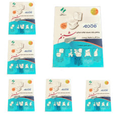 روکش یکبارمصرف توالت فرنگی مجلسی مقدم مدل شبنم 6 بسته 20 عددی